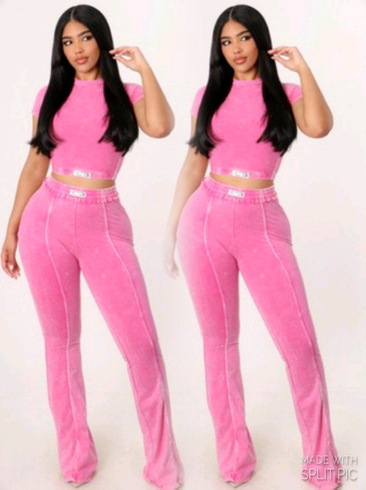 Pink two piece set